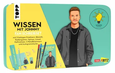 Produktbild von Wissen mit Johnny: Fan-Schreibset