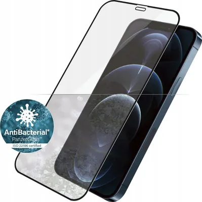 Produktbild von PanzerGlass 2712, Transparenter Displayschutz, Apple, iPhone 12 Pro Max, Antibakke