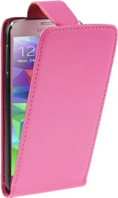 Produktbild von Flip Handy Tasche Case für Handy Samsung Galaxy S5 / S5 Neo Pink