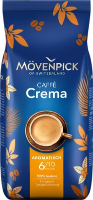 Produktbild von Mövenpick CAFFÈ CREMA Kaffee Mega-Sparpaket, 24x1000g Bohnen