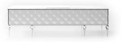 Produktbild von Weißer Holzschreibtisch im eleganten Design für Homeoffice