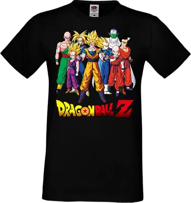 Immagine prodotto di Maglietta da uomo Anime Manga Dragon Anime Manga Ball Z 12 Z-Fighters, Man 4XL , Noir