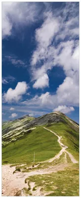 Produktbild von Wallario Wandbild aus Acryl, 125 x 50 cm, freischwebende Optik - Alpenluft