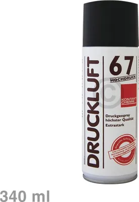 Produktbild von CRC (Sprays) Spray Kontakt-Chemie Druckluft67 Hochdruck 340 ml