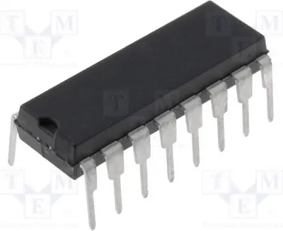 Immagine prodotto di 1 x Optoisolatore, Canali: 4, Tensione di uscita massima (Uce): 50V. ILQ2X, optoisolatore con uscita a montaggio su circuito stampato (THT)