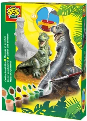 Image de Ses 01283 Moulage en plâtre du T-rex