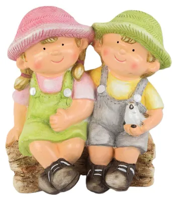 Produktbild von TrendLine Dekofigur Kinder 36 x 30 cm mehrfarbig