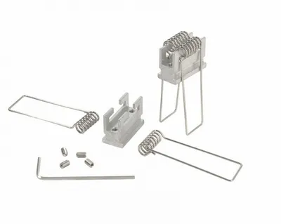Produktbild von Reprofil 987040 Profil Zubehör Nutenstein mit Spannfedern Set 2 Stk , Silber