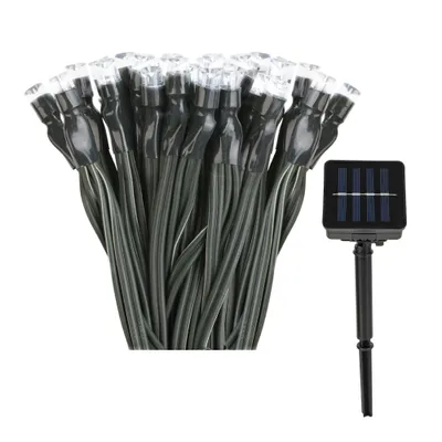 Produktbild von Solar LED Lichterkette 200 Weiß - bis zu 8 Modi, 20 m