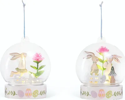 Image de Valery Madelyn Décoration en bois avec éclairage LED 2 pièces