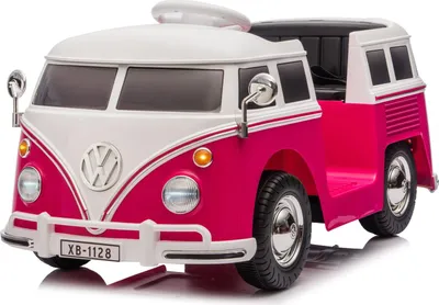 Obrázok produktu pre Oficiálne detské elektrické autíčko Volkswagen - ružovo-biele (3 až 8 rokov)