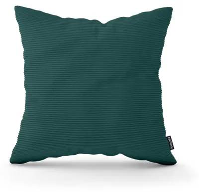 Produktbild von Zierkissen Cord Smaragdtiefe 45 × 45 cm