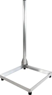 Produktbild von PremiumX Balkonständer 50x50cm Aluminium 1m Mast Ø 50mm Flachdachständer