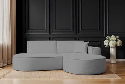 Productafbeelding van Kaiser Möbel Hoekbank, design MODENA STUDIO, bekleding Artico Cement, rechts