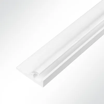 Produktbild von Lysel® Kederschiene Kederleiste Kunststoff Weiß 45° Länge 2m