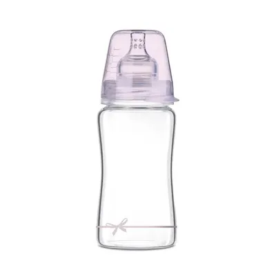 Zdjęcie produktu dla LOVI Butelka szklana Diamond Glass Baby Shower Girl 250 ml 74/204girl