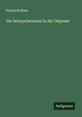 Produktbild von Die Interpolationen in der Odyssee