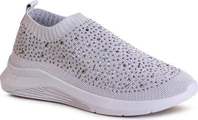 Produktbild von topschuhe24 2357 Damen Plateau Sneaker Slipper Glitzer, Farbe:Grau, Größe:36 EU