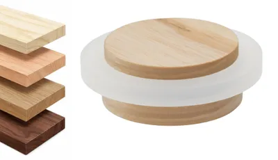Immagine prodotto di Paraurti per porte in legno con protezione in gomma per pavimenti