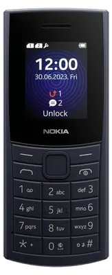 Productafbeelding van Nokia 110 4G, Verticaal ontwerp, Enkele SIM-kaart, 4,57 cm (1,8 inch), Bluetooth, 1450 mAh, Blauw