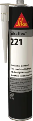 Produktbild von Sikaflex-221 Witterungsbeständiger haftstarker Dichtstoff, 300ml, hellgrau