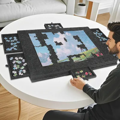 Produktbild von Elzusha – Tragbares Filz-Puzzle-System mit Sortierfach