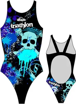 Produktbild von Turbo Skulls Triathlon Badeanzug Schwarz L Damen Schwarz L