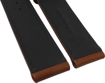 Produktbild von Minott Uhrenarmband Cordovan Pferdeleder braun Handgearbeitet 27266, Stegbreite:19mm, Schließe:Silbern