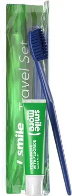 Produktbild von Smile Toothpaste and Toothbrush Set 30ml Green HiSk