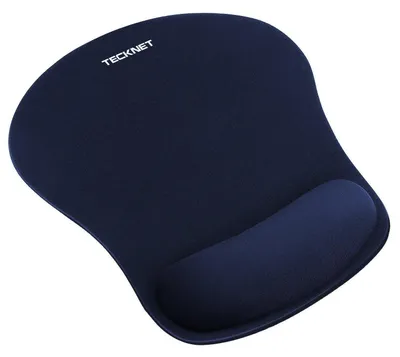 Produktbild von Ergonomisches Mauspad mit Gelkissen und Handgelenkauflage, Blau