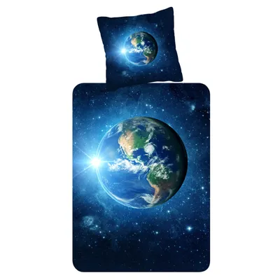 Produktbild von ESPiCO Bettwäsche Trendy Bedding Earth Blue 135 cm x 200 cm