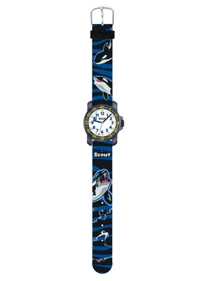 Produktbild von Scout Jungen Analog Quarz Uhr mit Textil Armband 376.009