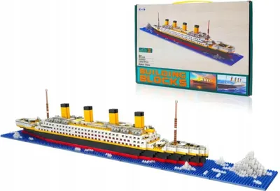 Immagine prodotto di Kit Titanic 1860 parti micro blocchi da costruzione modello di nave per adulti