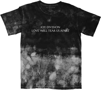 Produktbild von Joy Division - "Love Will Tear Us Apart" T-Shirt für Herren/Damen Uni RO4688 (XL) (Schwarz)