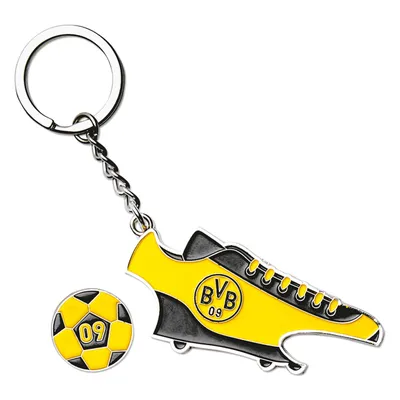 Produktbild von BVB Schlüsselanhänger mit Einkaufschip und Öffner Borussia Dortmund