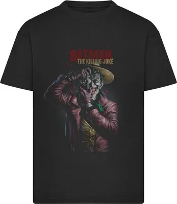 Immagine prodotto di Maglietta da uomo Mr. Tee Joker the Killing Joke Loose Tee nera - XL
