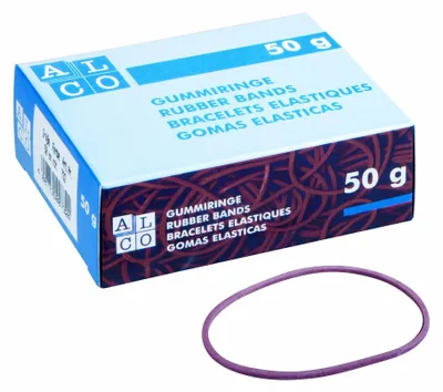 Obrázok produktu pre Alco gumový krúžok z prírodného kaučuku Ø 65 mm rôzny 50 g