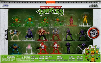 Produktbild von Jada Turtles Metallfiguren 18er-Pack Teenage Mutant Ninja Turtles