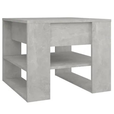 Obrázek produktu pro vidaXL Konferenční stolek Concrete Grey 55,5x55x45 cm Dřevěný materiál