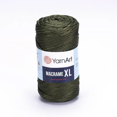 Obrázek produktu pro YarnArt Macrame XL příze 250 g / 100 m - barva 164 khaki - makramé příze