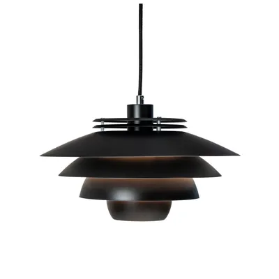 Produktbild von Pendelleuchte LED, Hängelampe, Deckenlampe Pendel, Pendellampe Esstisch, Pendelleuchte für Wohnzimmer, Skandinavische Design, Ejka schwarz