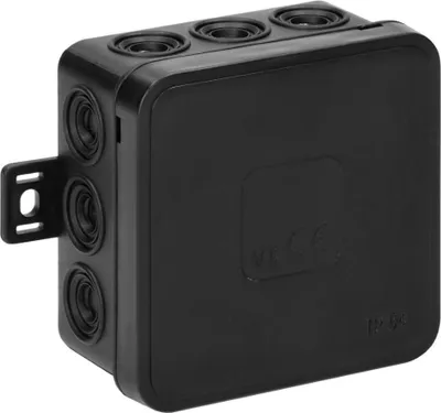 Zdjęcie produktu dla Orno puszka n/t click ip54 12p 85x85x41mm czarny