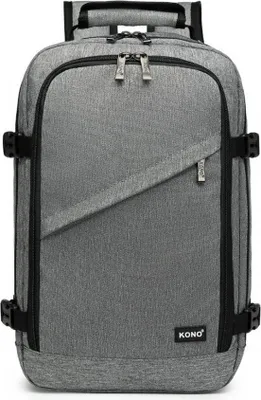 Immagine prodotto di Zaino Ryanair grigio 40x20x25 bagaglio a mano piccolo 20L Kono Expander