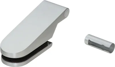 Produktbild von DORMA-Glas Türband Flügelteil Studio Rondo 10.230, Glas 8 mm, Edelstahl-Effekt