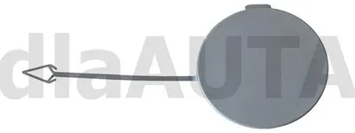 Produktbild von Abschlepphakenabdeckung für Audi A4 04-07 (Frontstoßstange) GRAU