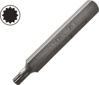 Produktbild von Rooks Spline Bit M12 x 75mm 3/8" 20 Stück