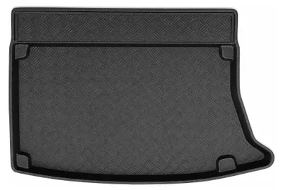 Image de Bac de coffre pour Hyundai i30 I 2007-2012 (hayon, roue galette) – noir, sur mesure