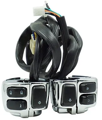 Productafbeelding van Handgeschakelde bediening voor het stuur, geschikt voor modellen Softail, Dyna, Sportster en V-Rod