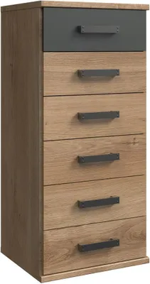 Zdjęcie produktu dla Kommode >Cheston< in Plankeneiche - 46x103x40cm (BxHxT)