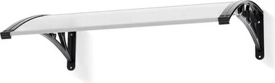 Produktbild von 100x120cm Vordach Haustür für Haustür und Terrasse, Haustürvordach Türvordach Pultbogenvordach